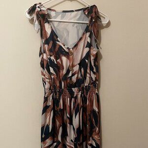GENTLY USED} Shein Multicolor Sun Dress, Size M